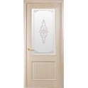 Дверь Новый Стиль "Вилла" ПВХ De Luxe (стекло с рисунком Р1) - Фото №2